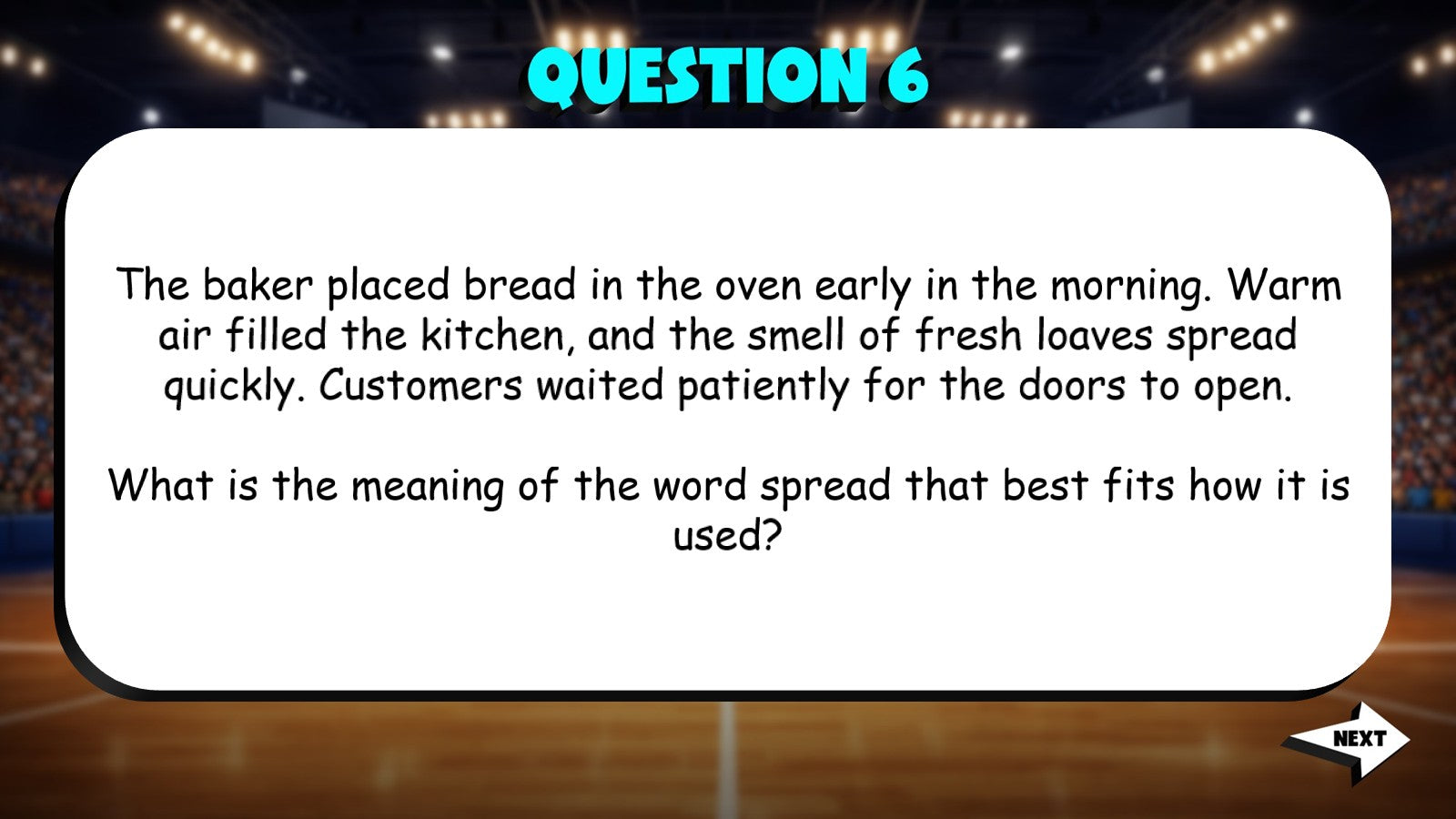 Best Meaning for Multiple Meaning Words TRASHKETBALL ELA Game - No Prep Grade 4