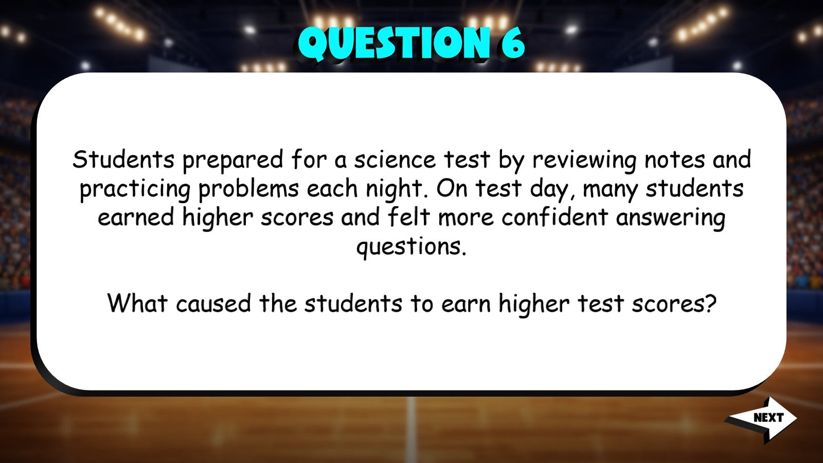 Explain Connections Between Ideas & Events TRASHKETBALL ELA Game - Grade 4