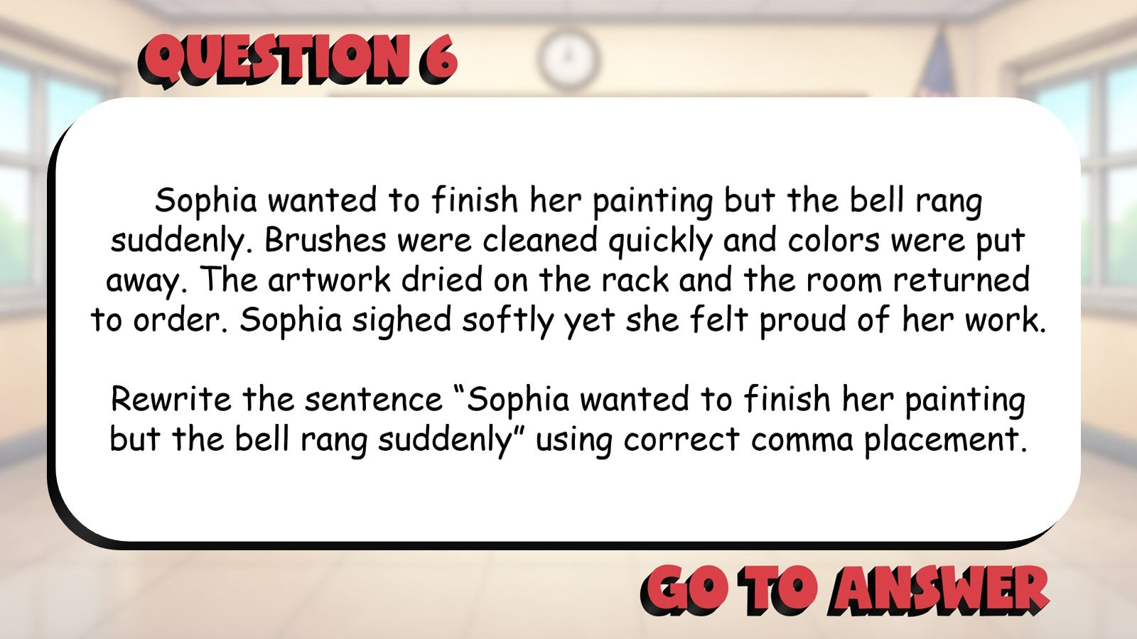 Comma Usage With Compound Sentences BIG TERRIBLE GAME - Grade 5 ELA Review