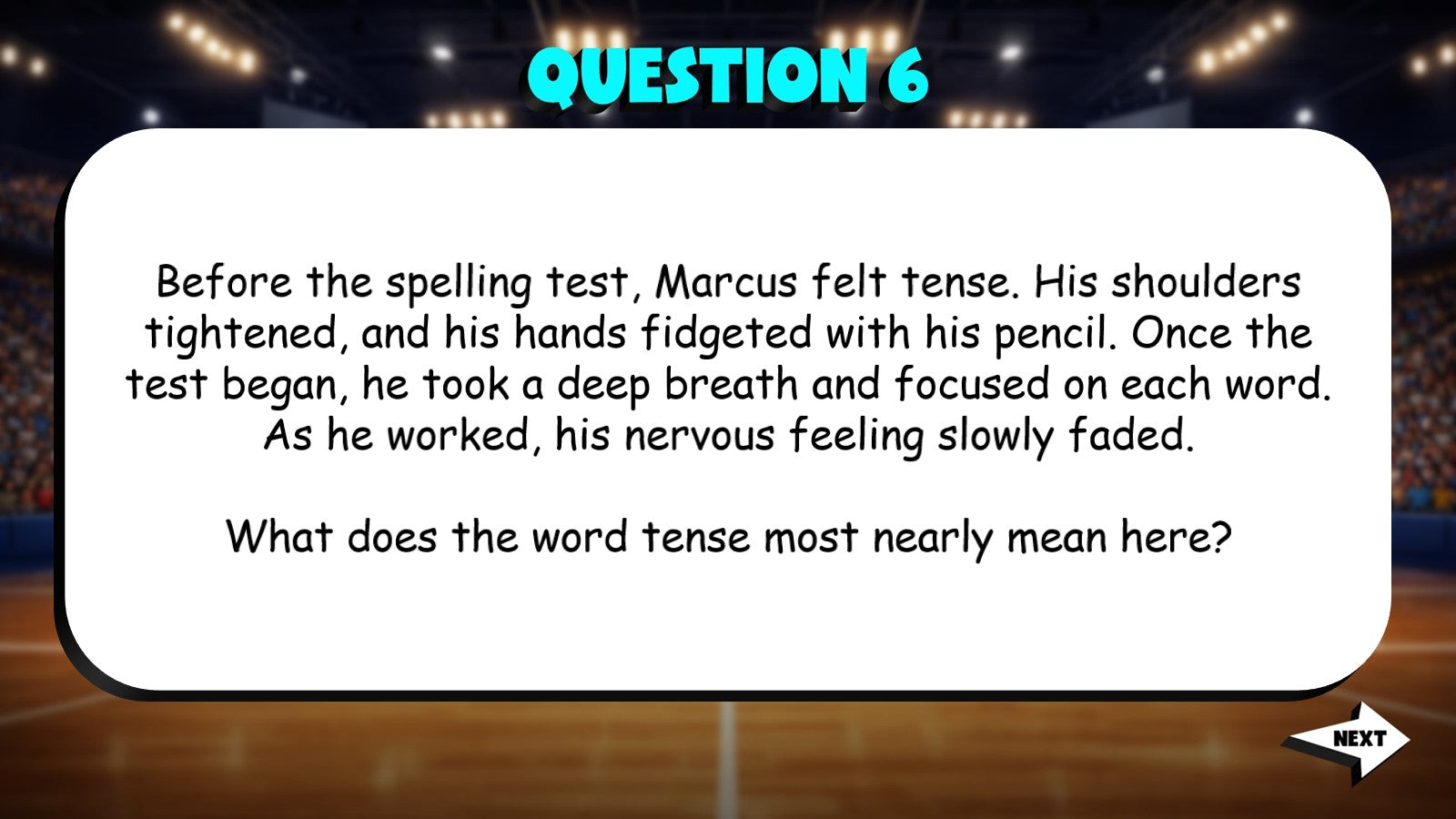 Sentence Context to Determine Word Meaning TRASHKETBALL ELA Game - Grade 5