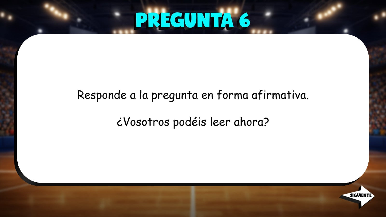 Answer the Question - Giving Advice TRASHKETBALL Spanish Game - No Prep Exercise