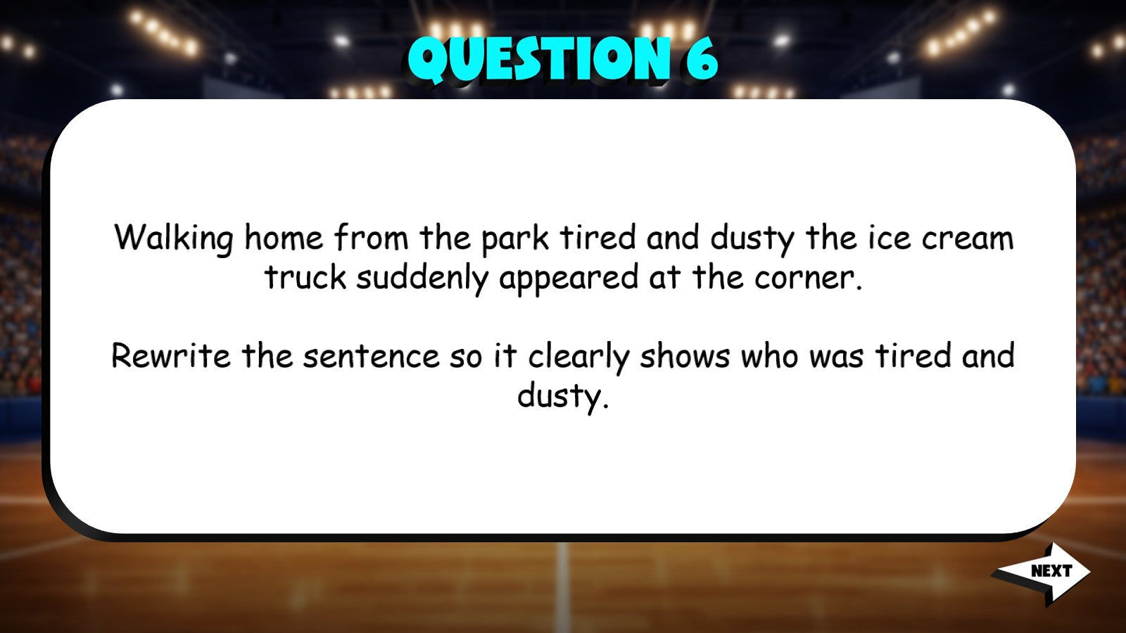 Evaluate Sentence Structure & Clarity TRASHKETBALL ELA Game - No Prep Grade 4