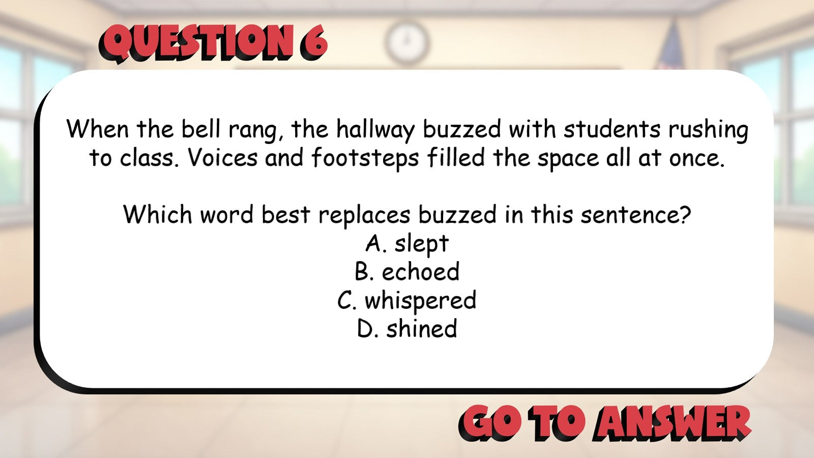 Word Meaning & Figurative Language BIG TERRIBLE GAME - Grade 3 ELA Review