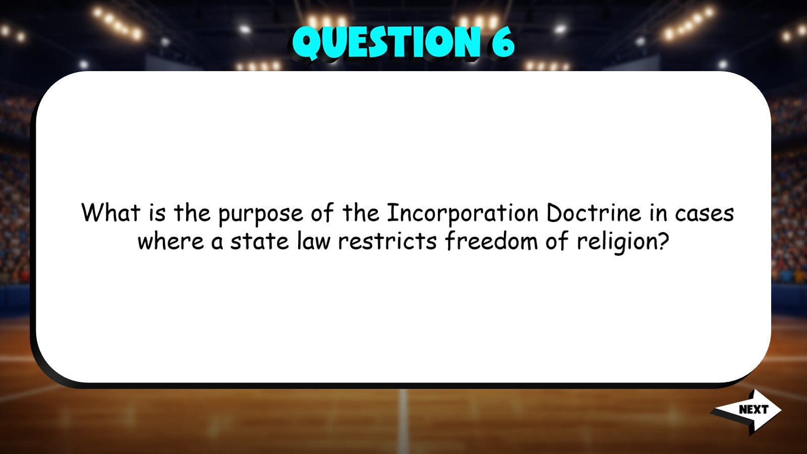 Incorporation Doctrine TRASHKETBALL Civics Game - No Prep Review Activity