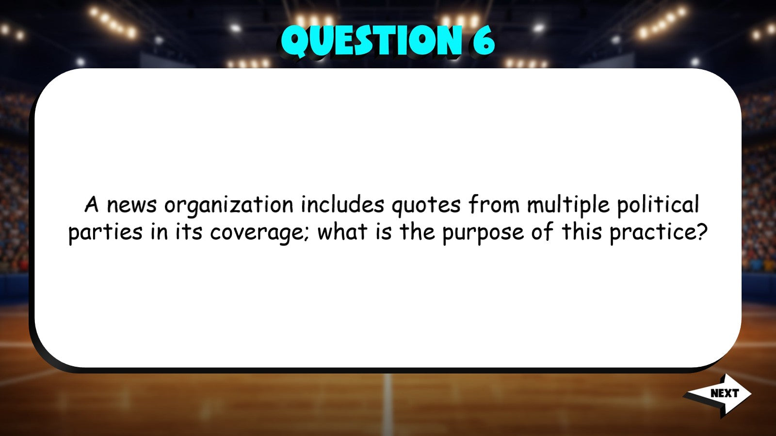 Media Bias & Credibility TRASHKETBALL Civics Game - No Prep Review Activity