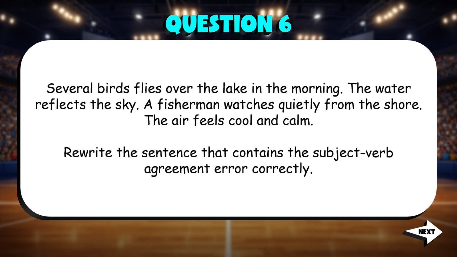 Identify Subject Verb Agreement Errors TRASHKETBALL ELA Game - No Prep Grade 4