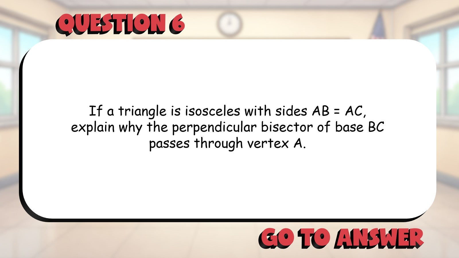 Triangle Perpendicular Bisectors BIG TERRIBLE GAME - Geometry Math Review