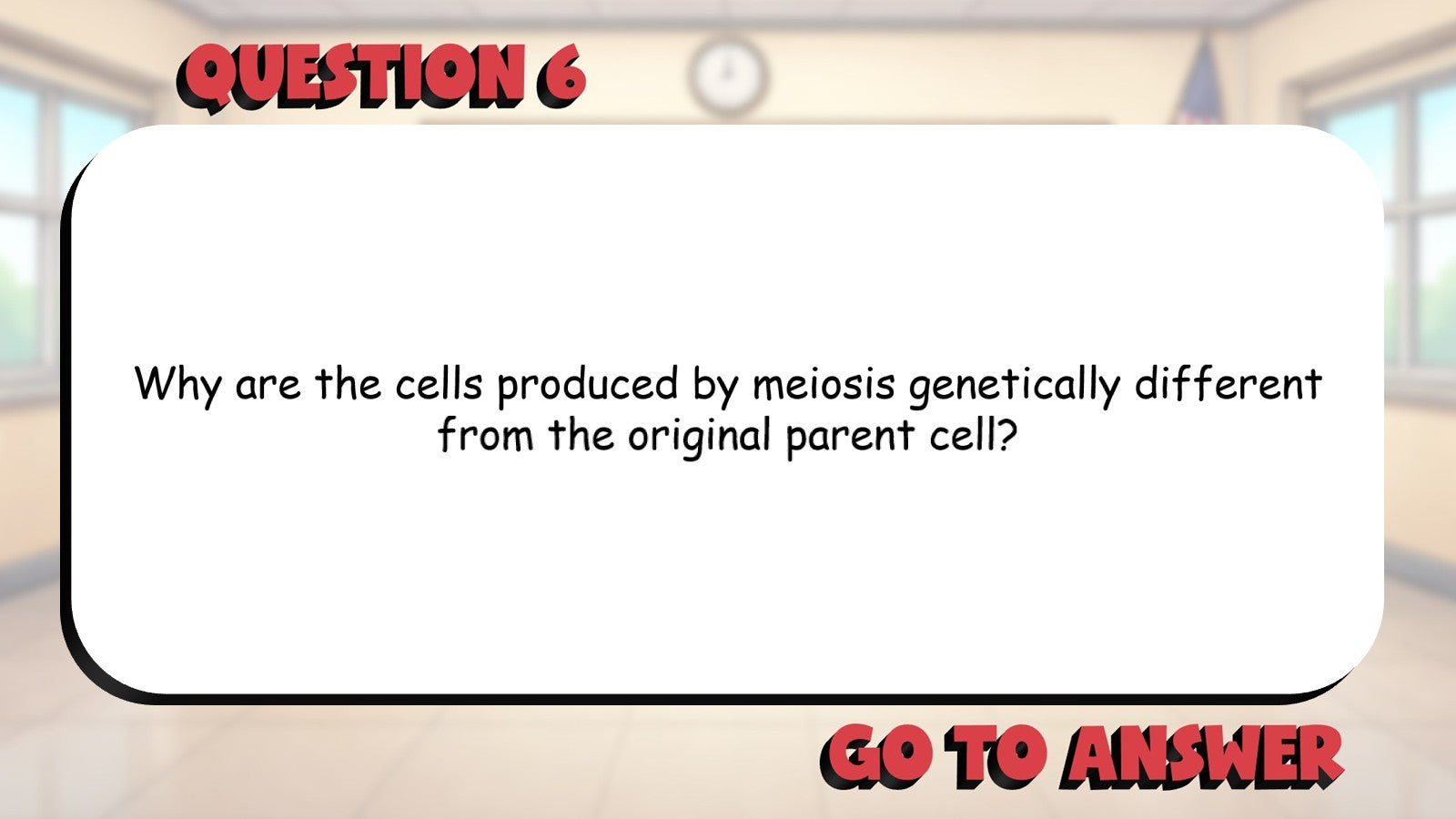 Meiosis Stages BIG TERRIBLE GAME - No Prep Biology Science Review Activity