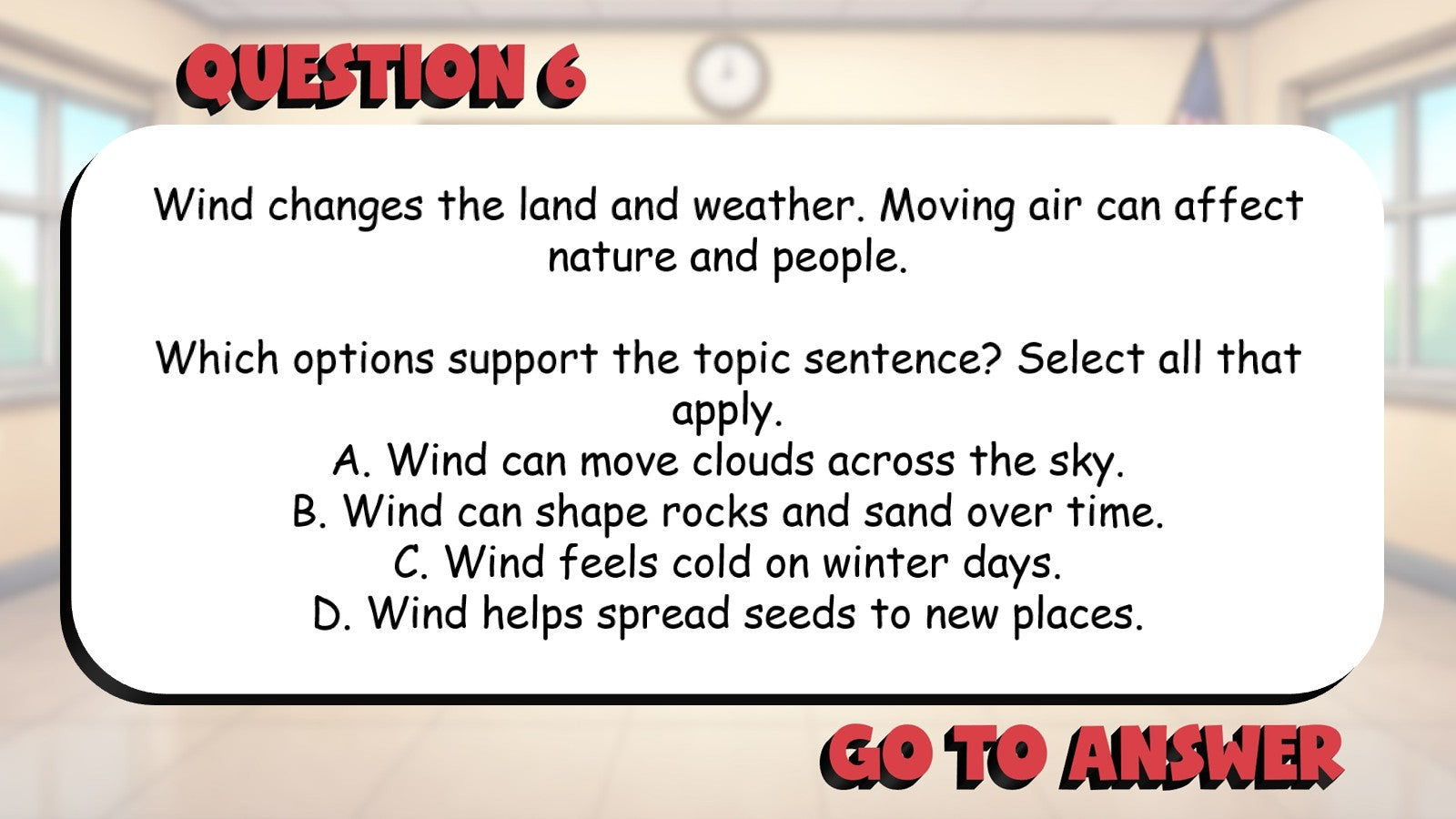 Identify Facts That Explain a Topic BIG TERRIBLE GAME - Grade 3 ELA Review