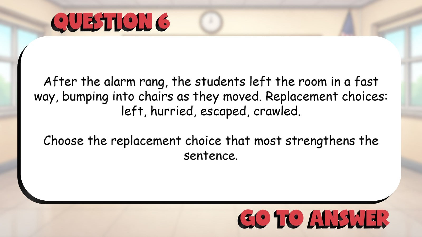Words That Weaken or Strengthen Meaning BIG TERRIBLE GAME - Grade 4 ELA Review