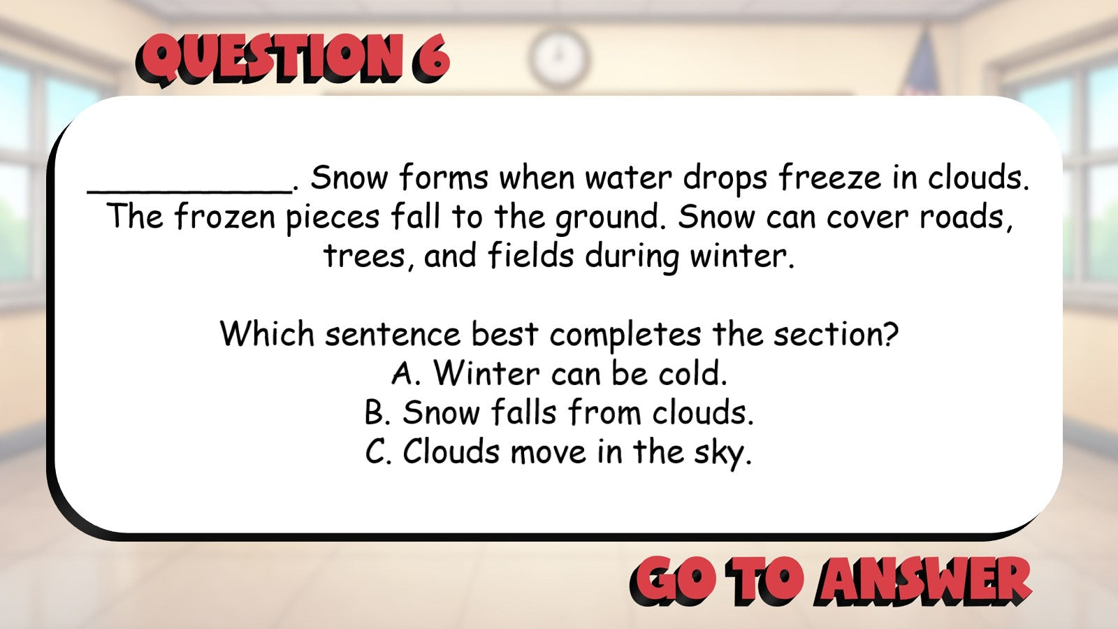 Identify Headings & Topic Sentences in Text BIG TERRIBLE GAME - Grade 3 ELA