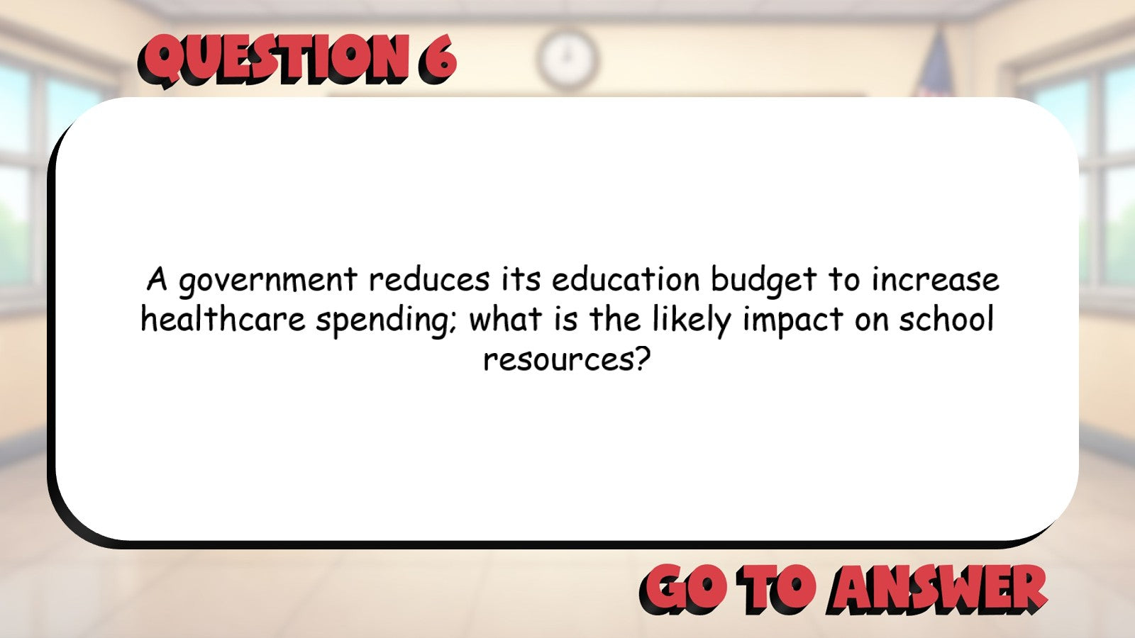 Economics of Healthcare & Education BIG TERRIBLE GAME - No Prep Economics Review