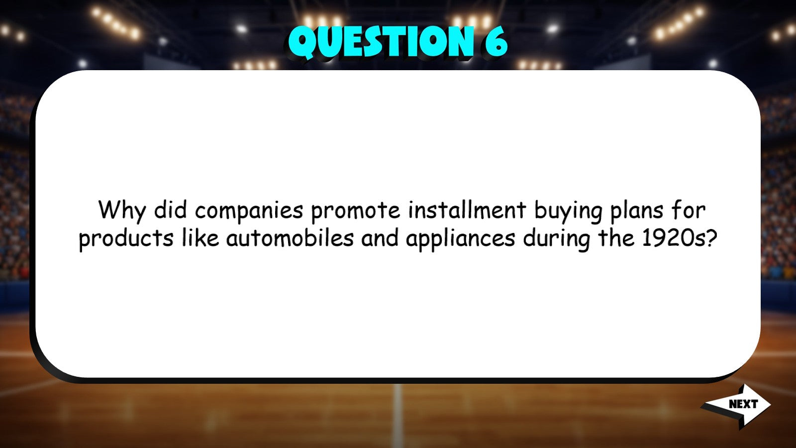 Roaring Economy & Hidden Issues TRASHKETBALL U.S. History Game - No Prep Review