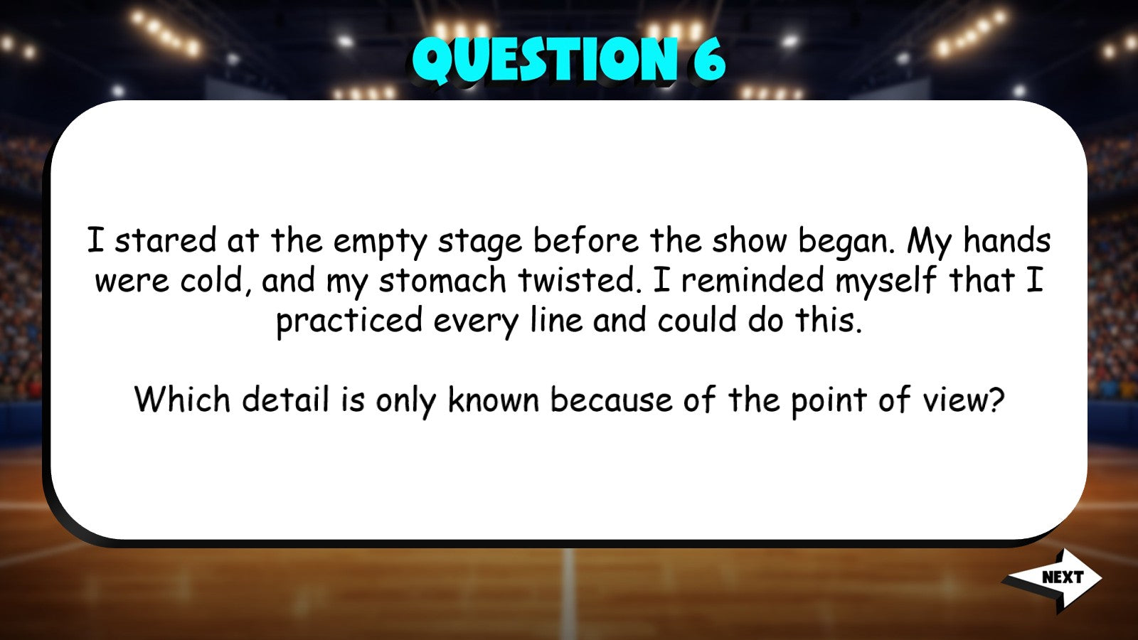 Understand Point of View & Perspective TRASHKETBALL ELA Game - No Prep Grade 4
