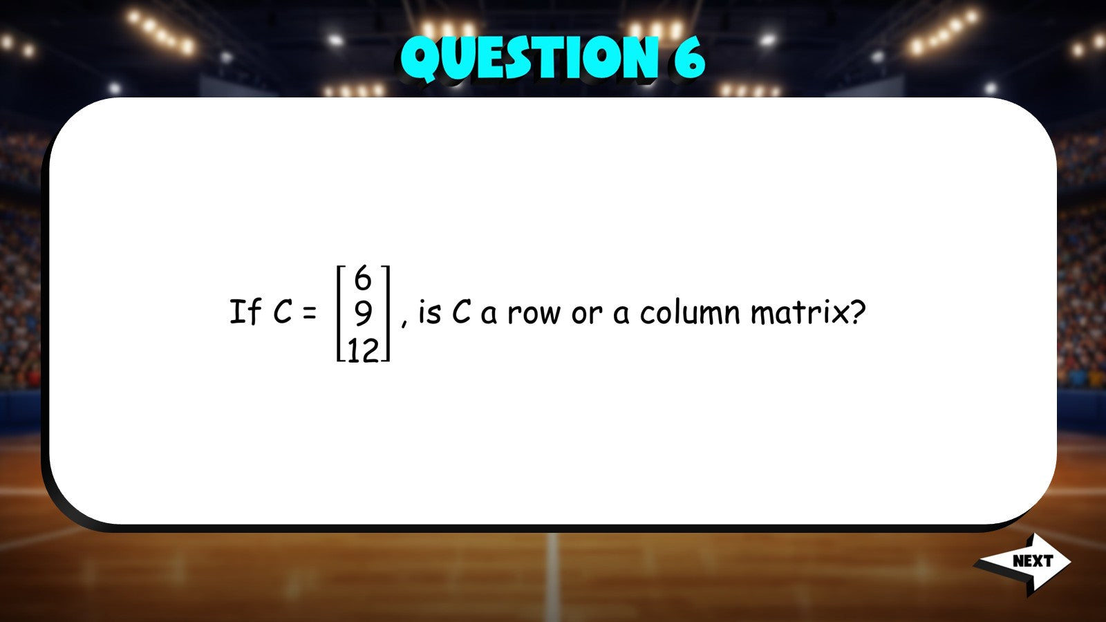 Matrix Definitions TRASHKETBALL Math Game - No Prep Algebra 2 Review Activity