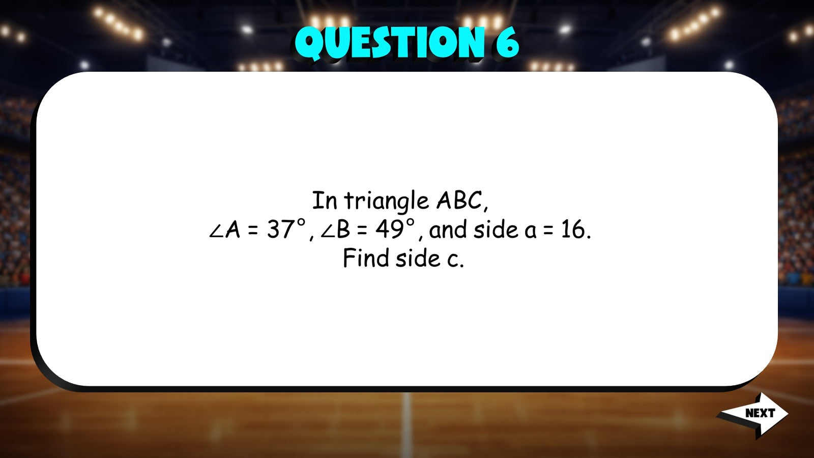 Law of Sines TRASHKETBALL Math Game - No Prep Algebra 2 Review Activity