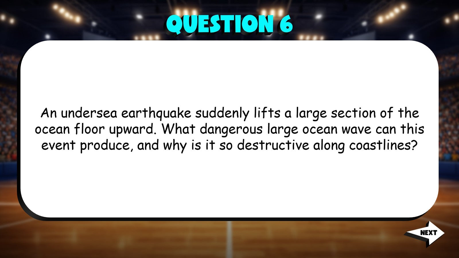 Earthquakes & Volcanoes TRASHKETBALL Science Game - No Prep Grade 7 Review