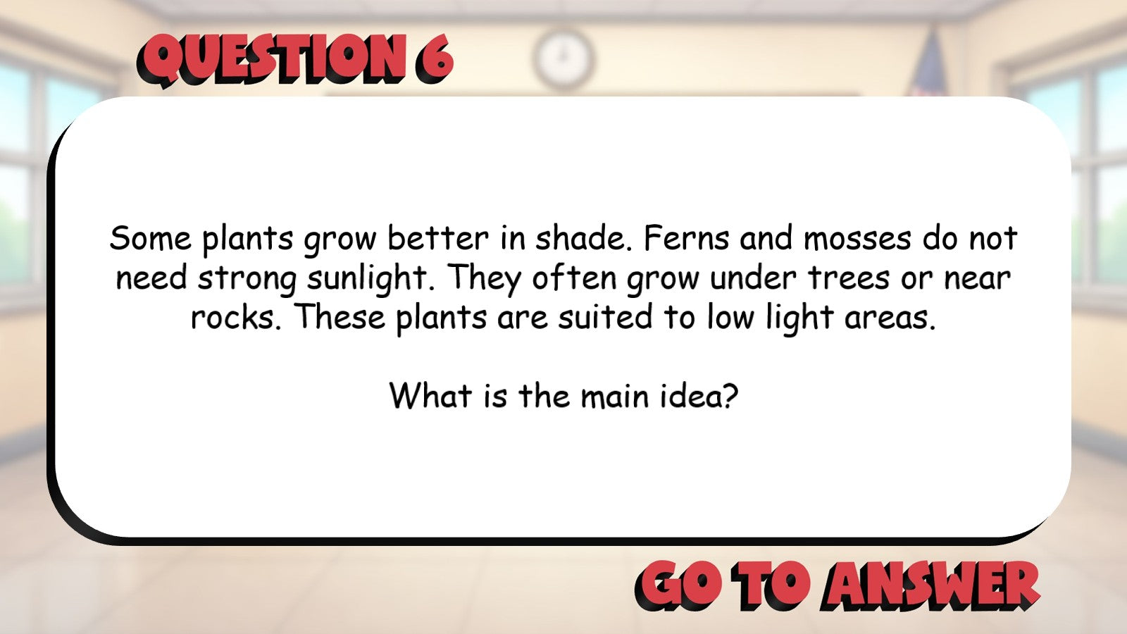 Determine Main Idea & Key Details BIG TERRIBLE GAME - No Prep Grade 3 ELA Review