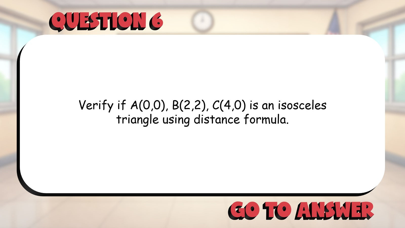 Using Distance Formula BIG TERRIBLE GAME - No Prep Geometry Math Review Activity