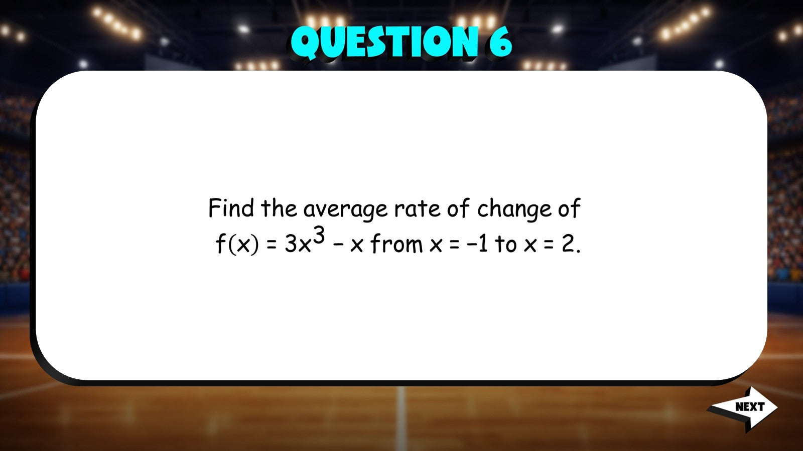 Function Average Rate of Change TRASHKETBALL Math Game - No Prep Algebra 2