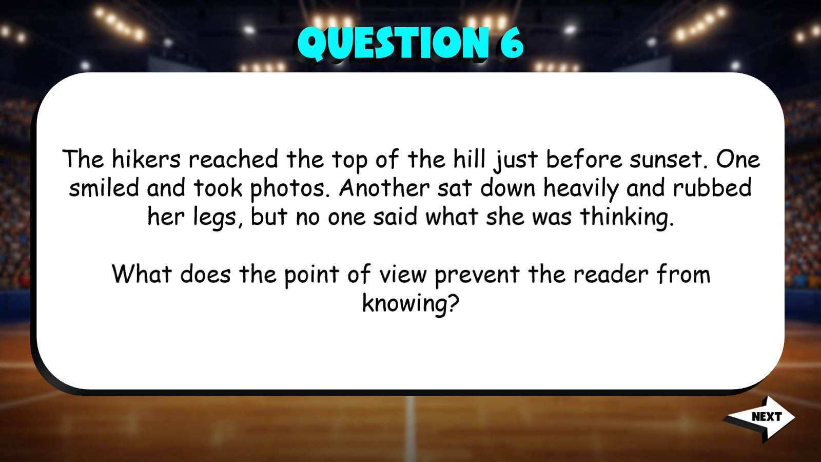 How Point of View Affects Understand TRASHKETBALL ELA Game - No Prep Grade 4