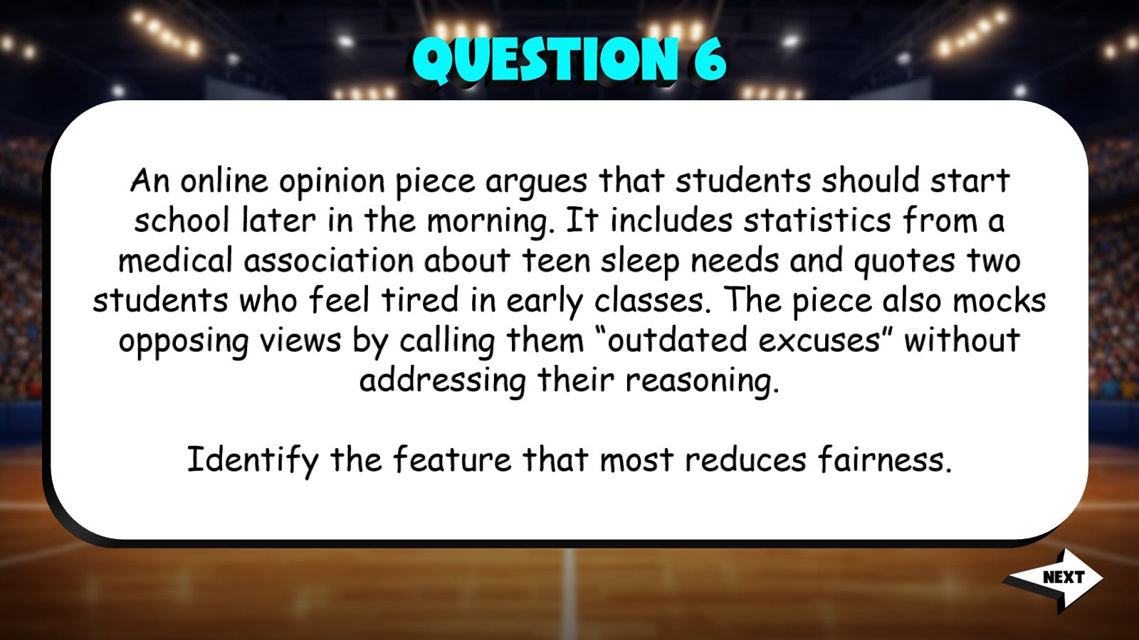 Credibility & Fairness of Media Messages TRASHKETBALL ELA Game - No Prep Grade 8