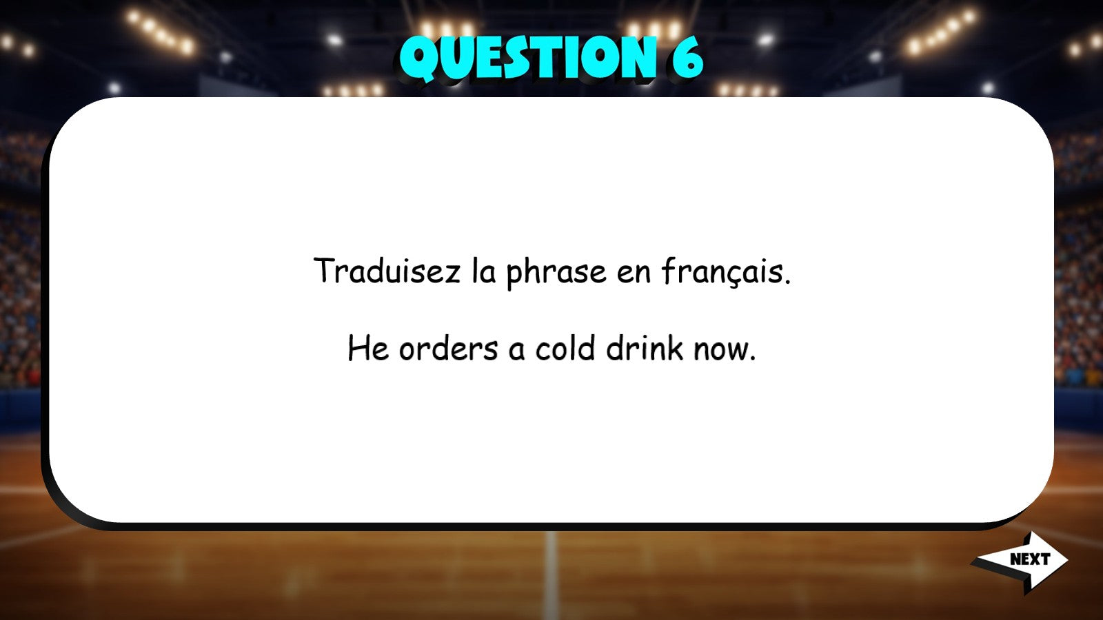 Translate to French - Meals & Dining Culture TRASHKETBALL French Game - No Prep