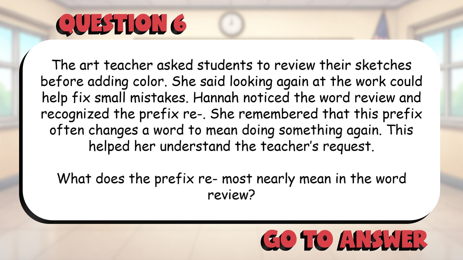 Roots Prefixes & Suffixes for Meaning BIG TERRIBLE GAME - Grade 5 ELA Review