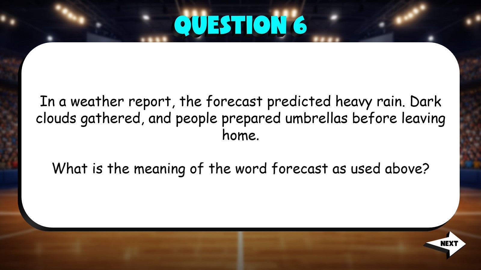 Domain Specific & Academic Vocabulary TRASHKETBALL ELA Game - No Prep Grade 4