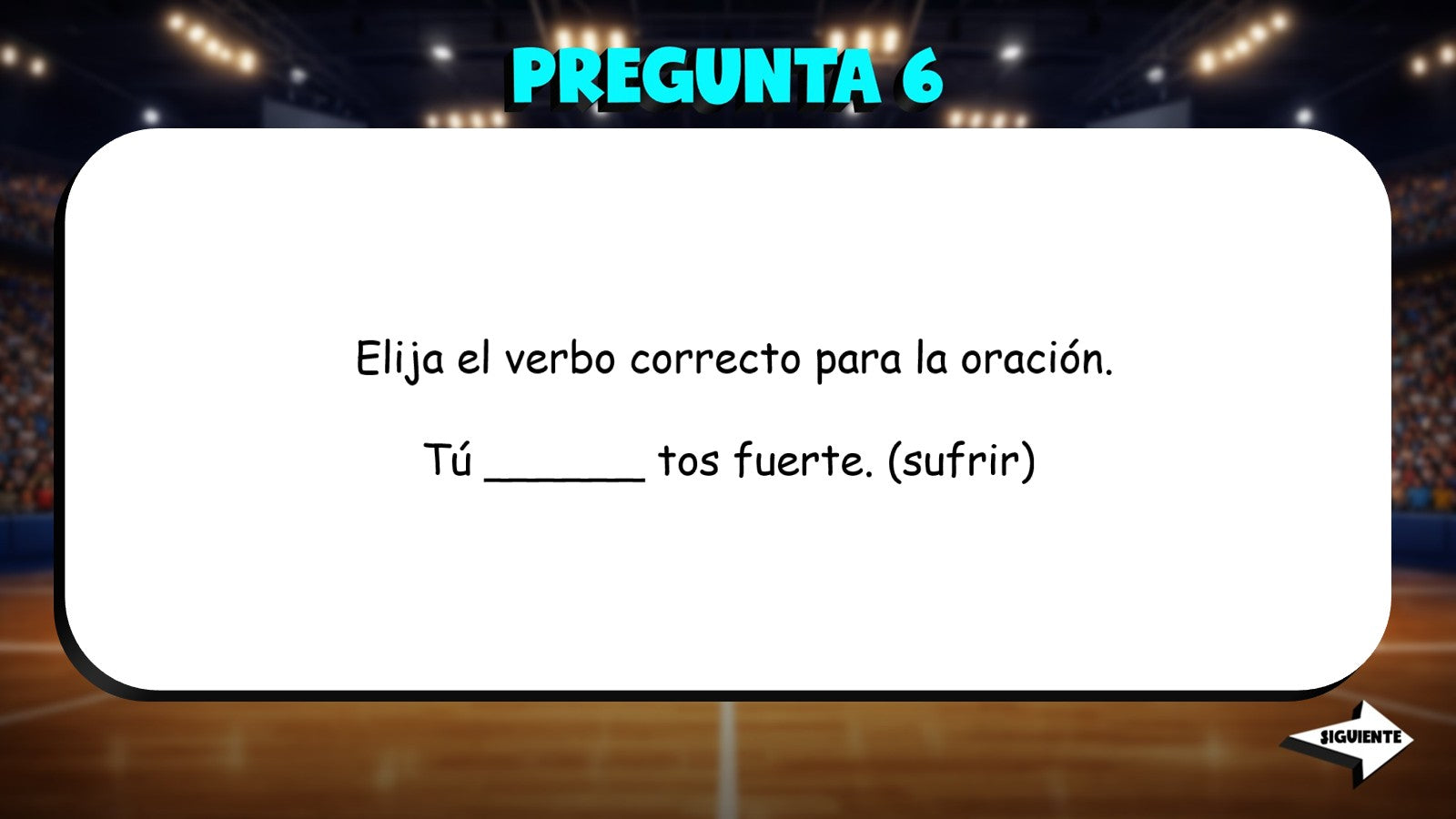 Fill In The Verb - Medical Situations TRASHKETBALL Spanish Game - No Prep