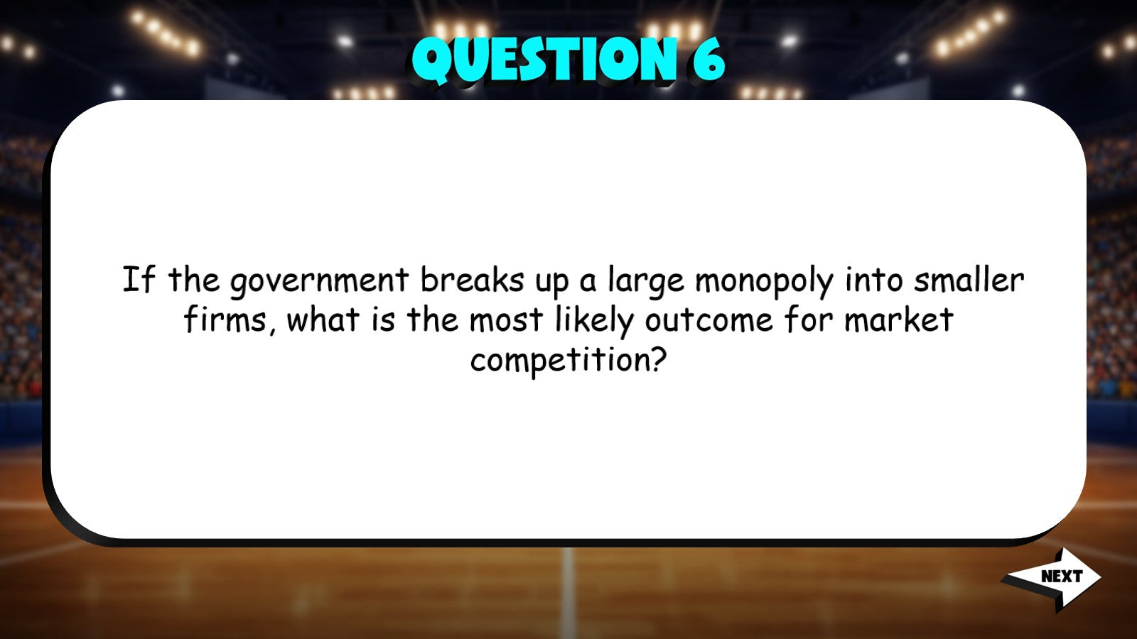Antitrust & Competition Policy TRASHKETBALL Economics Game - No Prep Review