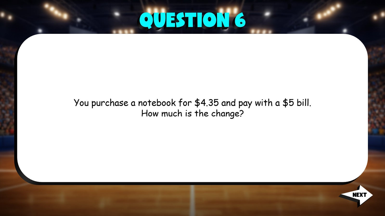 Making Change with Bills and Coins TRASHKETBALL Math Game - No Prep Grade 4