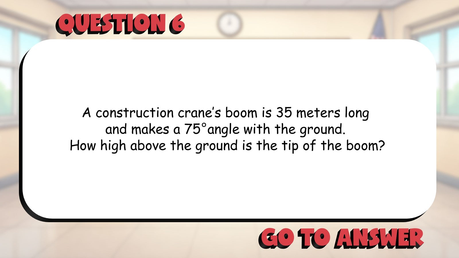 Applied Right Triangle Problems BIG TERRIBLE GAME - No Prep Geometry Math Review