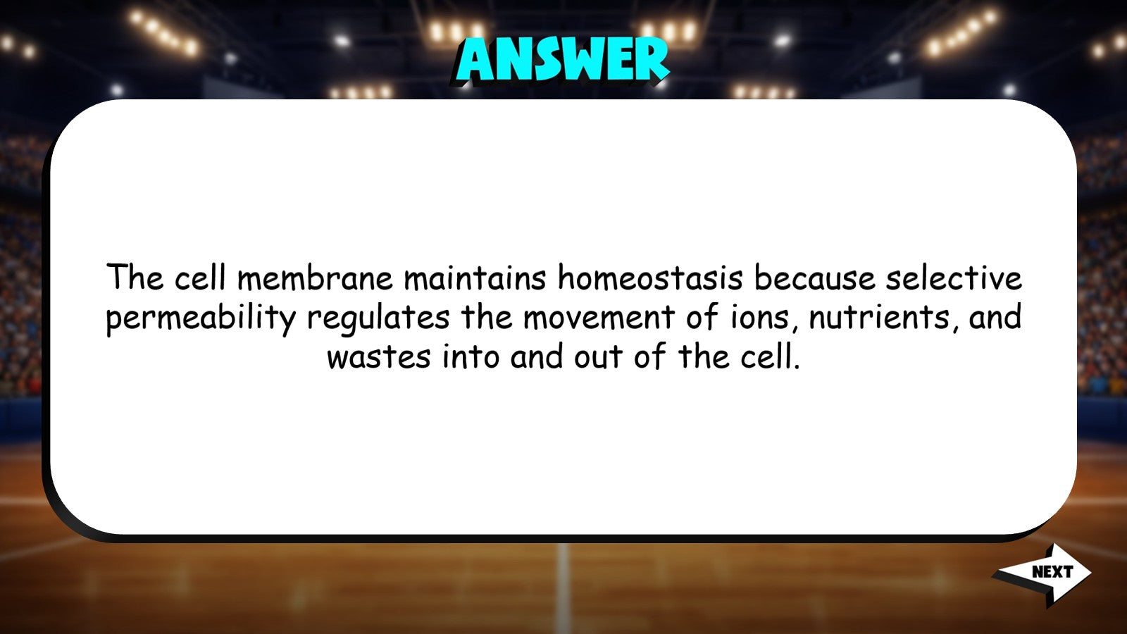 Cell Membranes & Homeostasis TRASHKETBALL Science Game - No Prep Biology Review