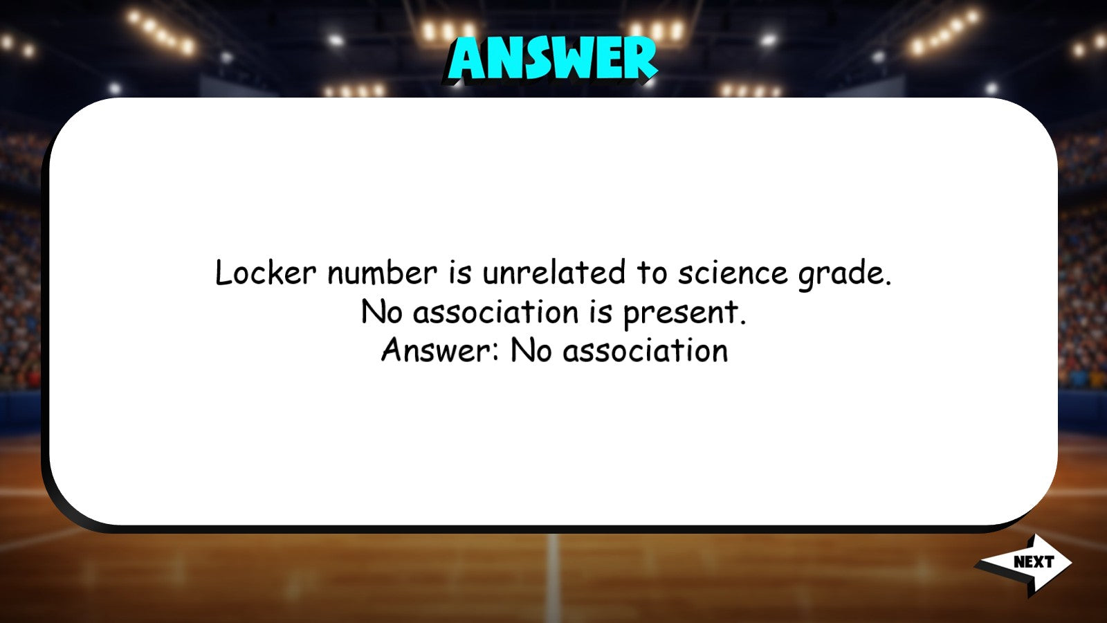 Statistical Association Word Problems TRASHKETBALL Math Game - No Prep Grade 8