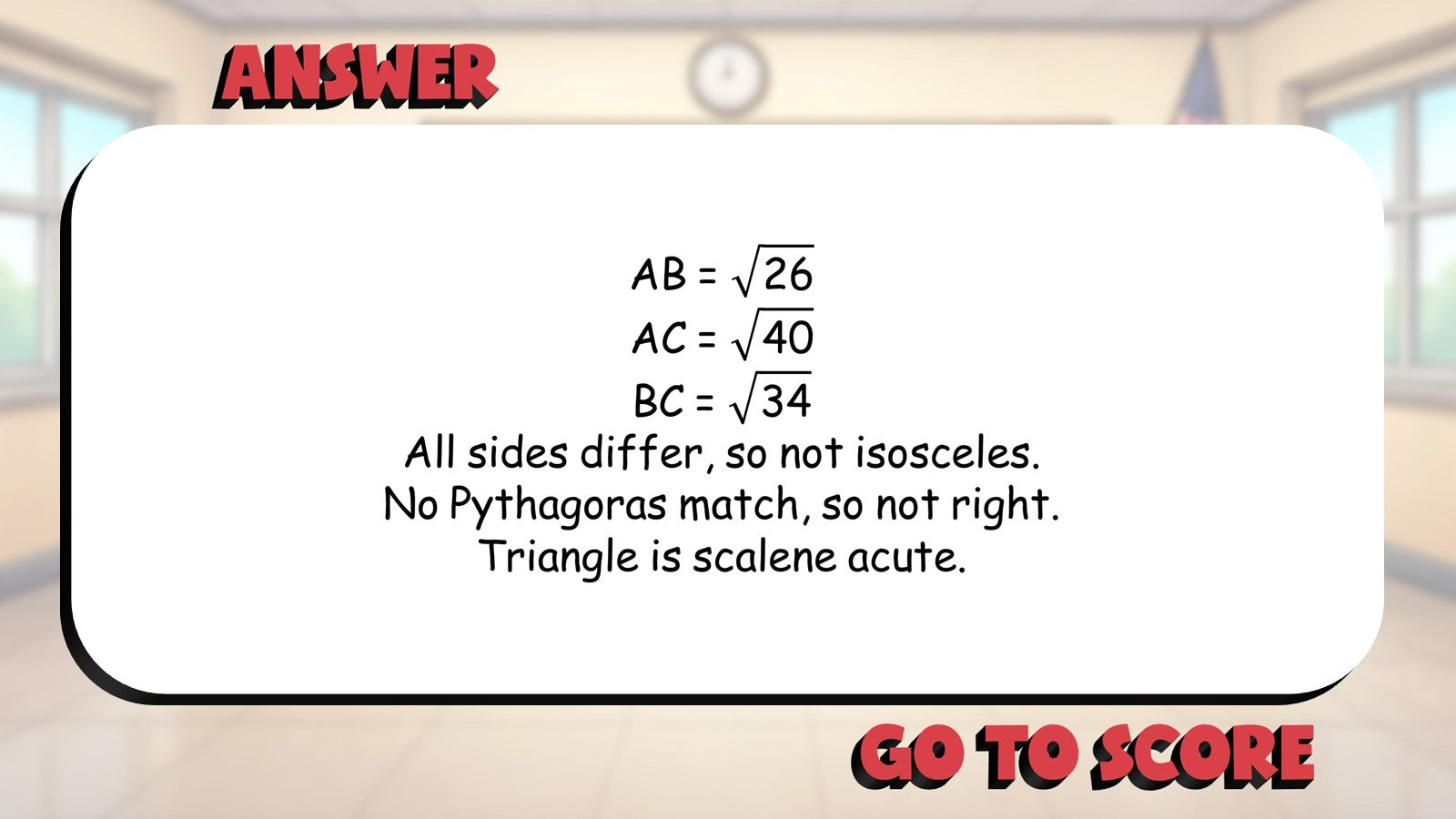 Coordinate Proofs in Triangles BIG TERRIBLE GAME - No Prep Geometry Math Review