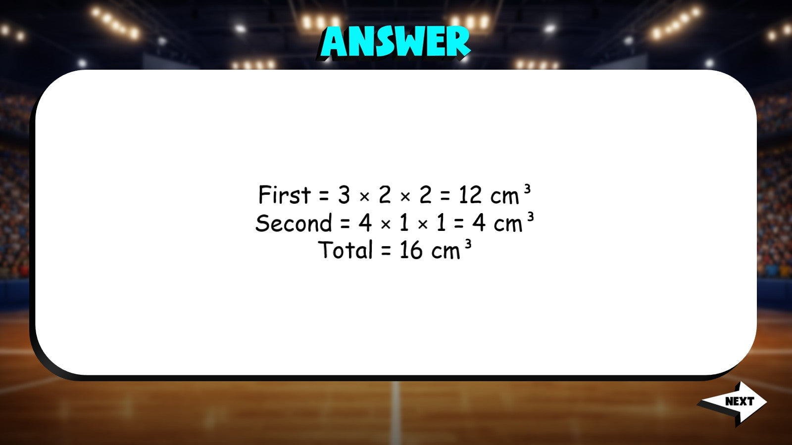 Volume of Composite Figures TRASHKETBALL Math Game - No Prep Grade 5 Review