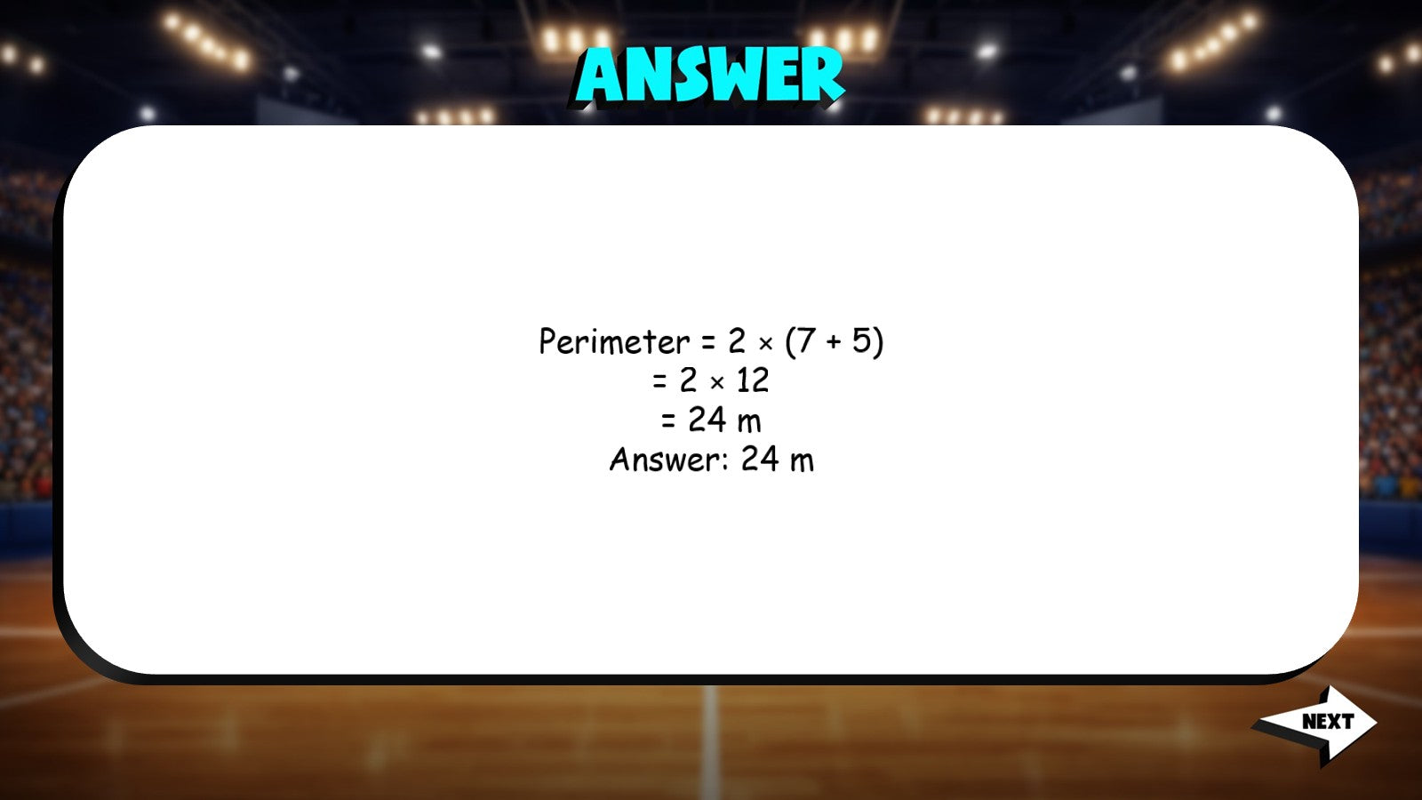 Perimeter of Rectangles TRASHKETBALL Math Game - No Prep Grade 4 Review Activity