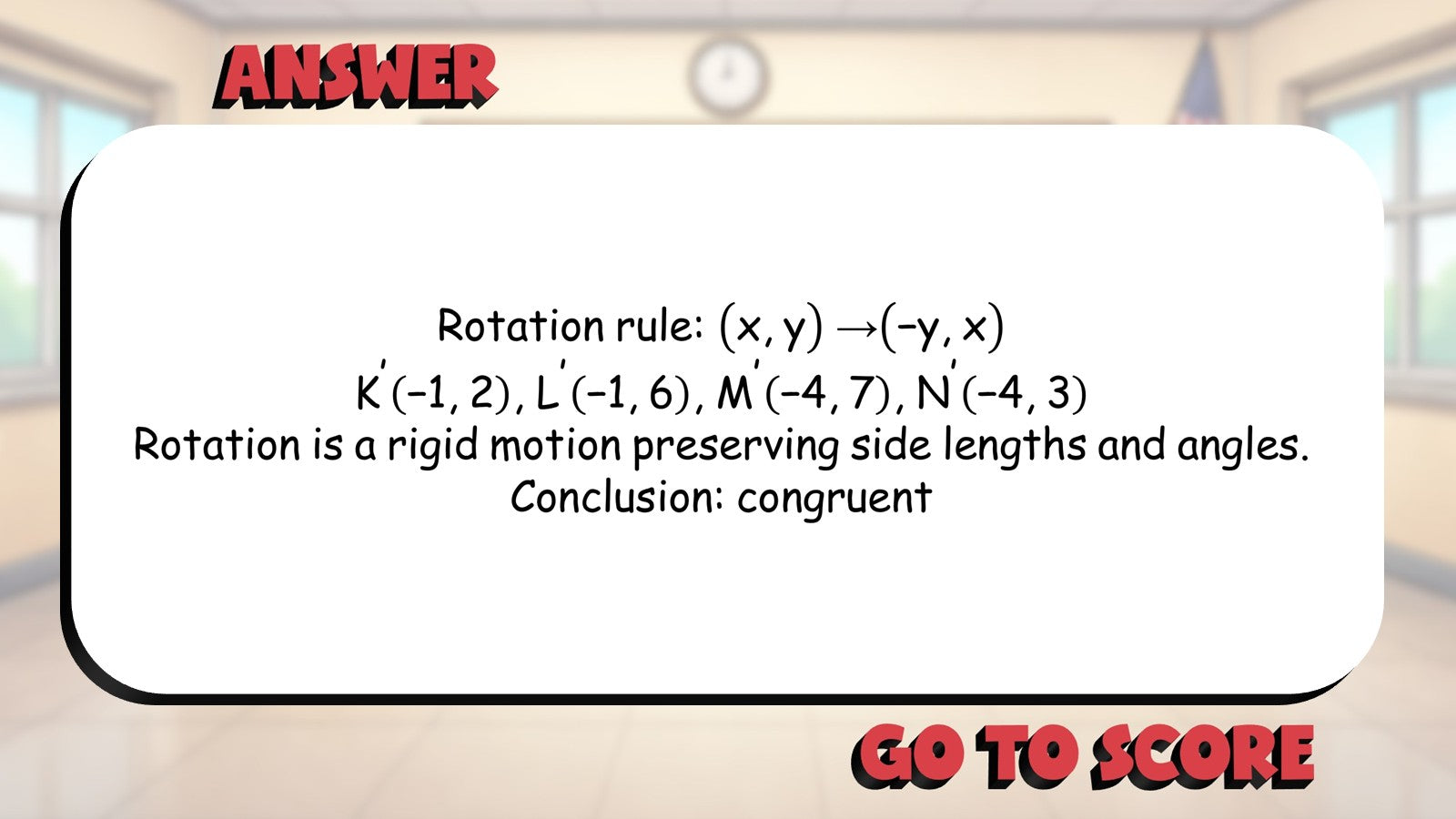 Congruence & Similarity Transformations BIG TERRIBLE GAME - Geometry Math Review