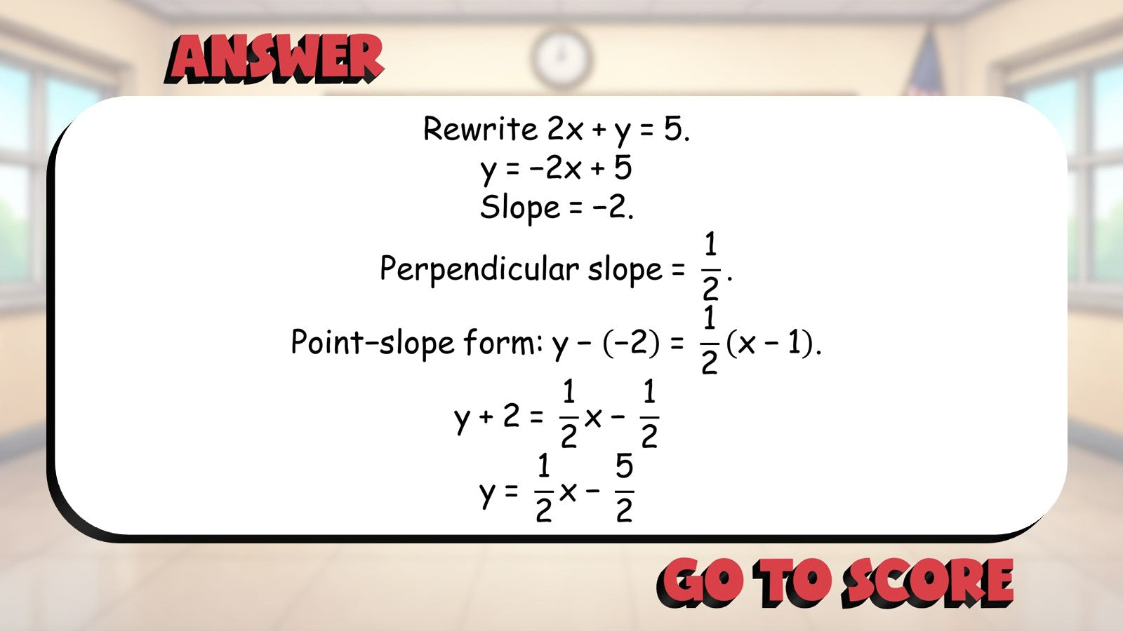 Real World Line Problems BIG TERRIBLE GAME - No Prep Geometry Math Review