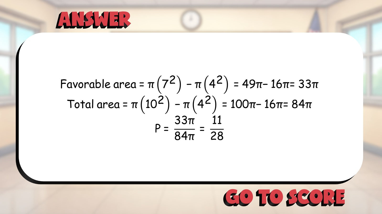 Geometric Probability BIG TERRIBLE GAME - No Prep Geometry Math Review Activity