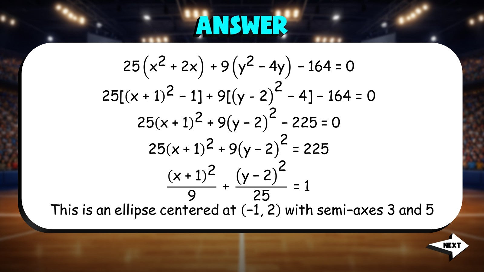Identifying Conics TRASHKETBALL Math Game - No Prep Algebra 2 Review Activity