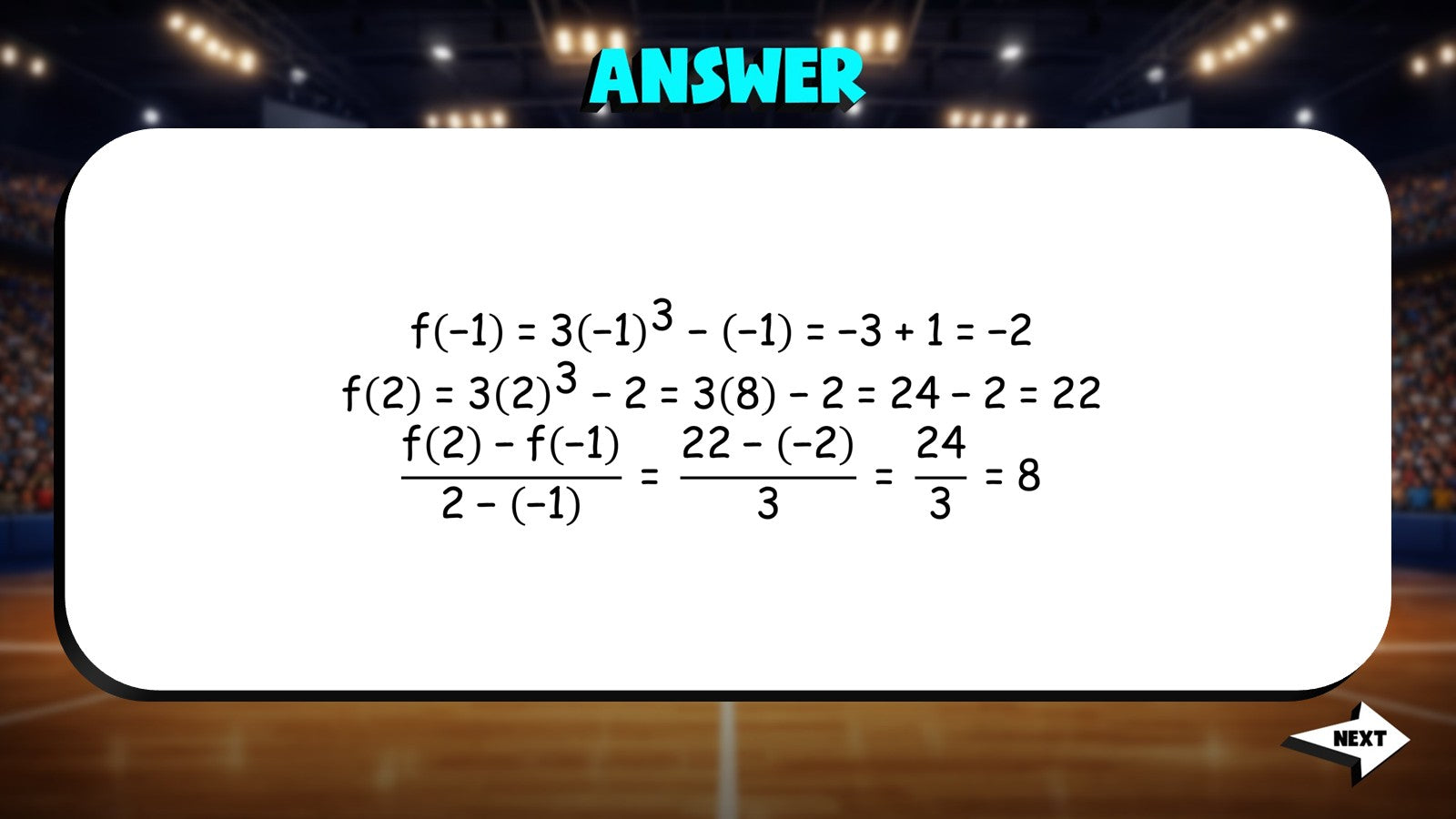 Function Average Rate of Change TRASHKETBALL Math Game - No Prep Algebra 2