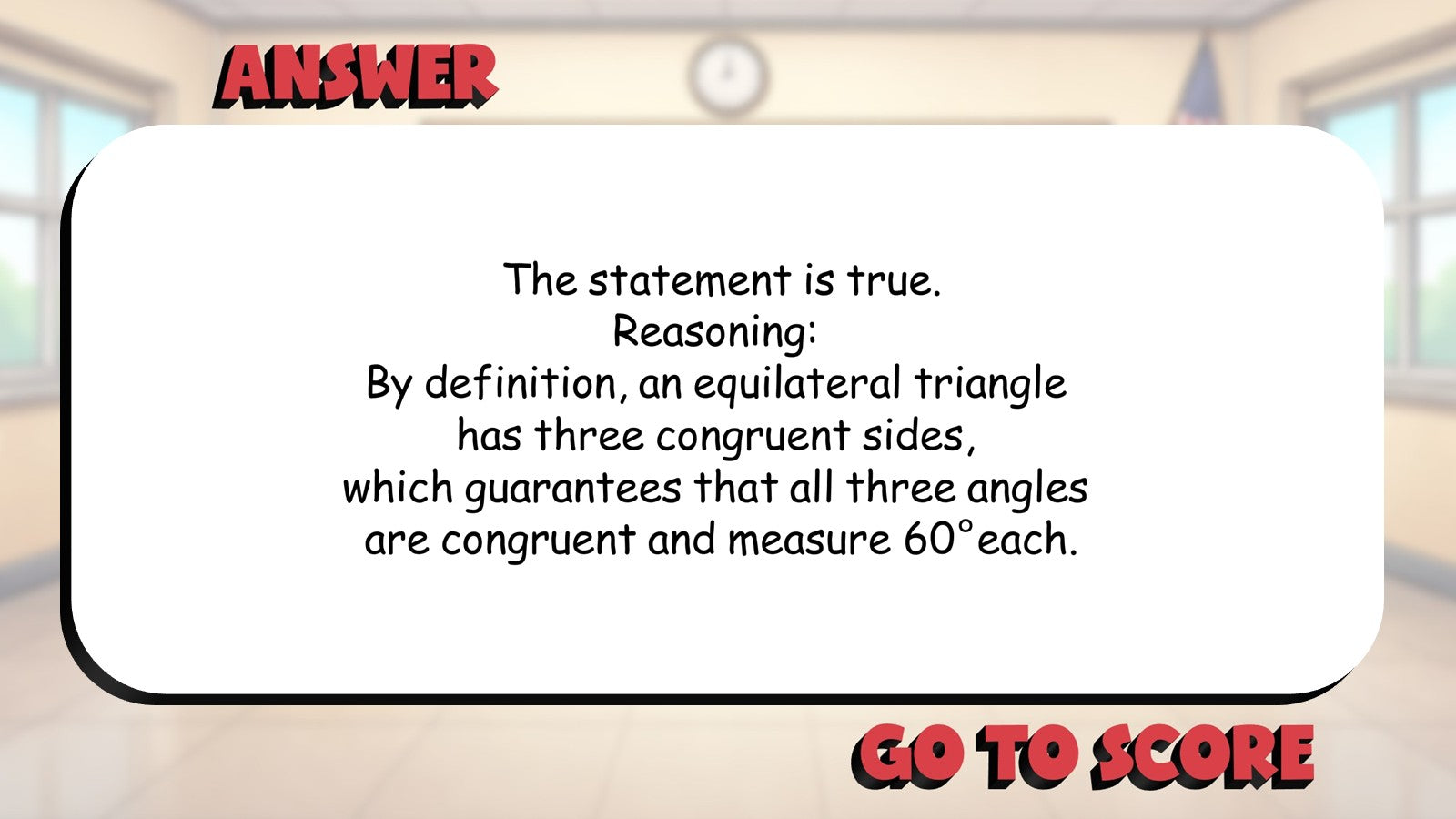 Conditional Statements BIG TERRIBLE GAME - No Prep Geometry Math Review Activity