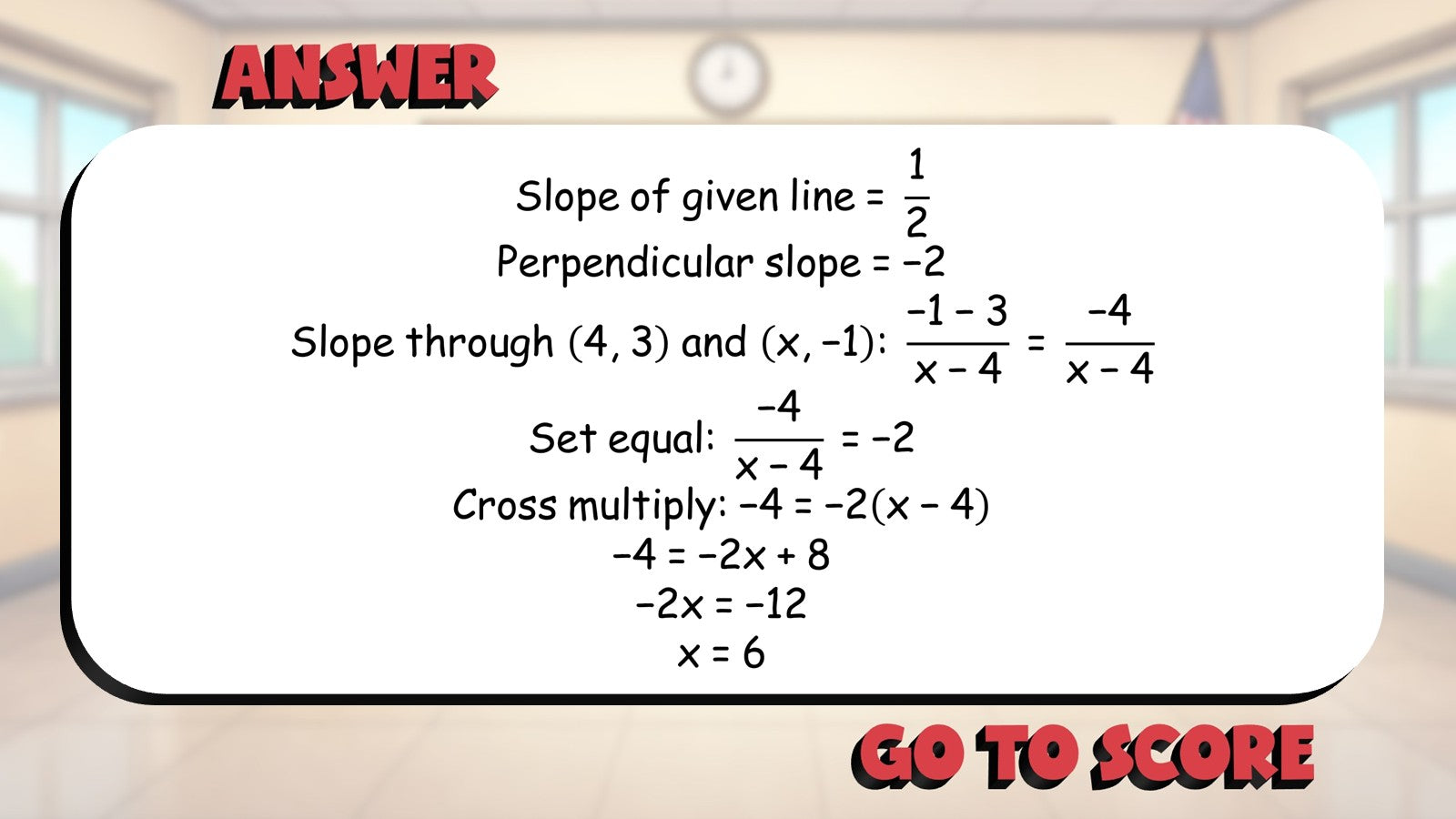 Slopes of Lines BIG TERRIBLE GAME - No Prep Geometry Math Review Activity