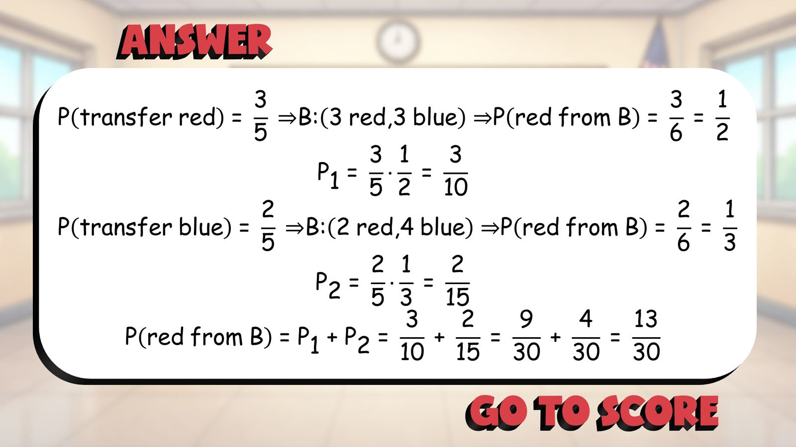 Compound Probability BIG TERRIBLE GAME - No Prep Geometry Math Review Activity