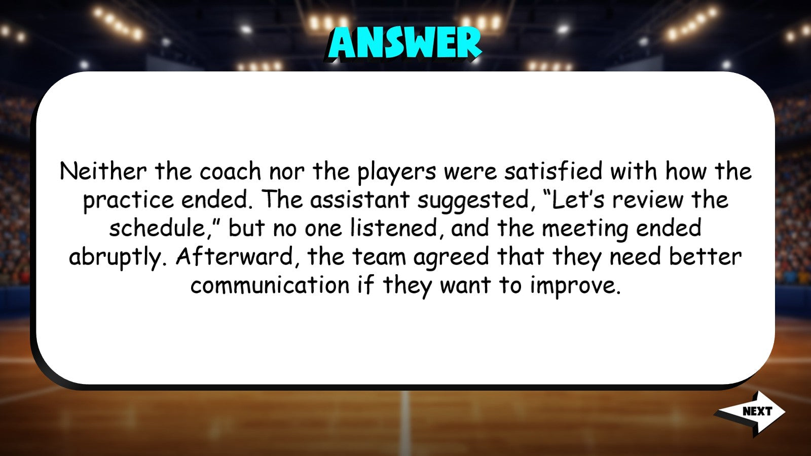Select the Most Correct & Clear Sentence TRASHKETBALL ELA Game - Grade 10