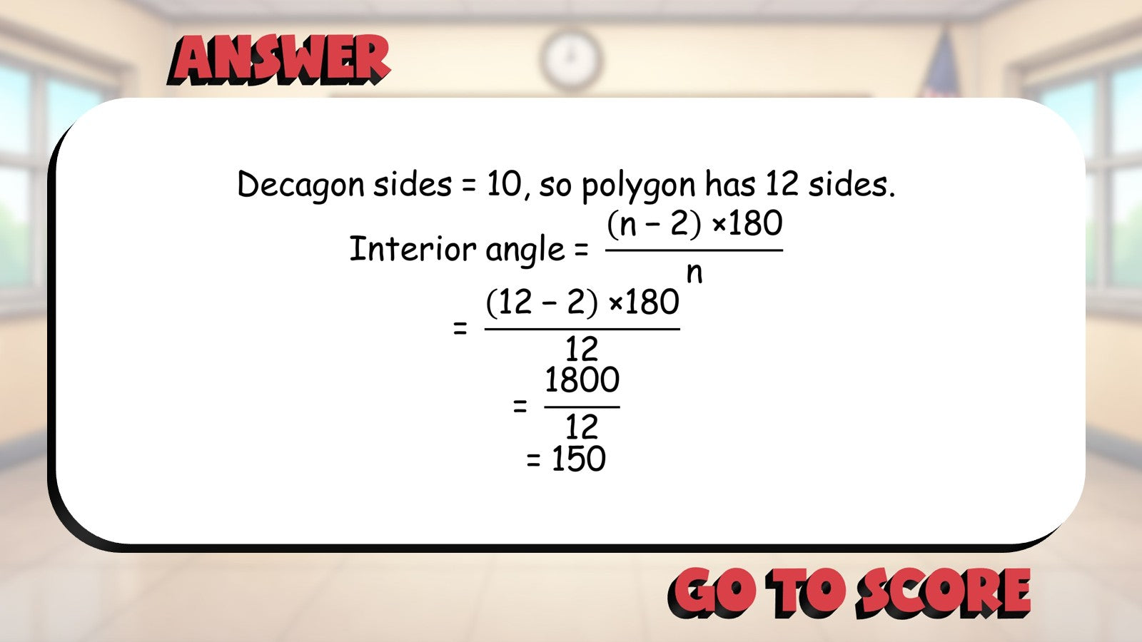 Regular Polygons BIG TERRIBLE GAME - No Prep Geometry Math Review Activity