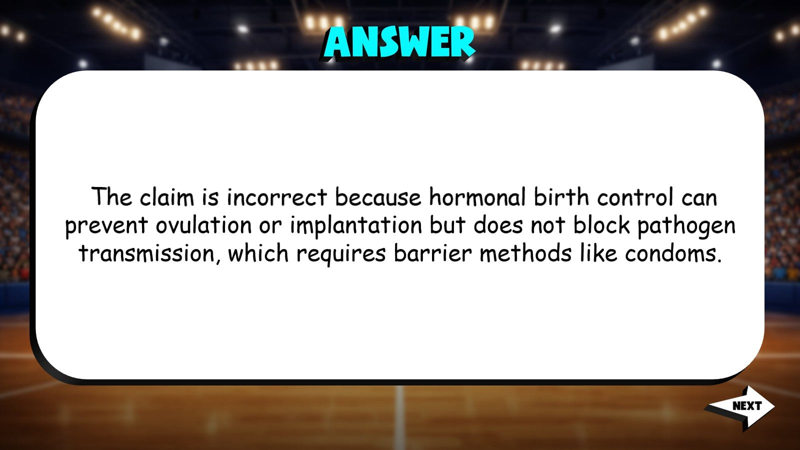Reproductive Health & Decision Making TRASHKETBALL Science Game - AP Biology