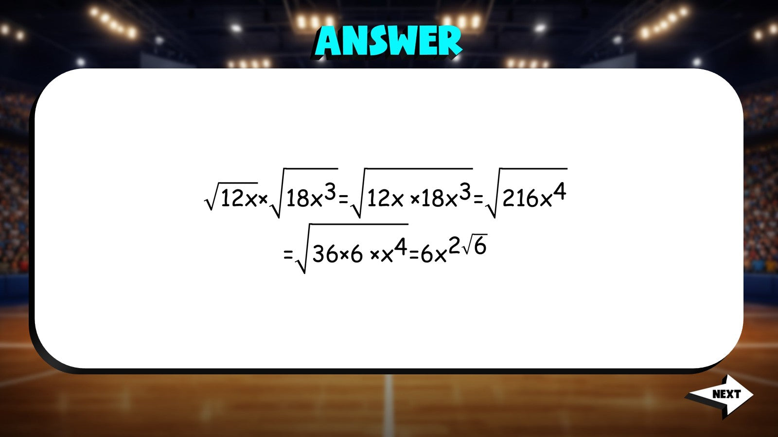 Simplifying Radicals TRASHKETBALL Math Game - No Prep Algebra 2 Review Activity